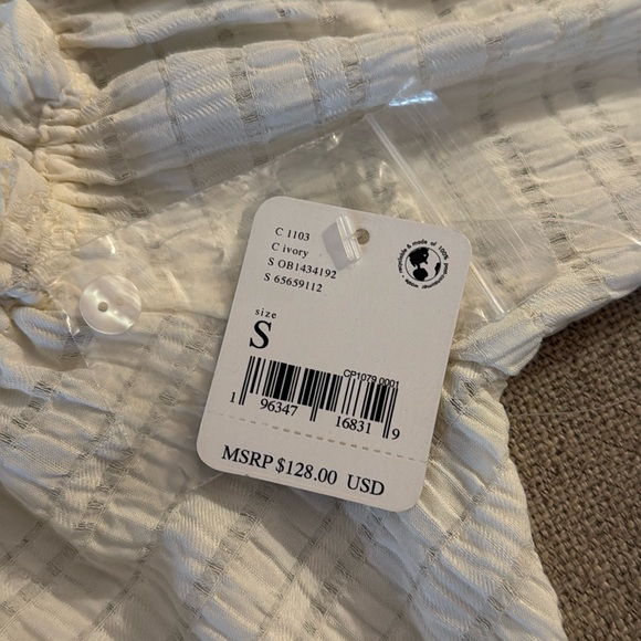 NWT Free People Women's Hailey Blouse - Size Small - Picture 9 of 10